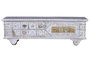 Giner y Colomer Baúl Madera de Mango Blanco Envejecido 48x148x43 cm